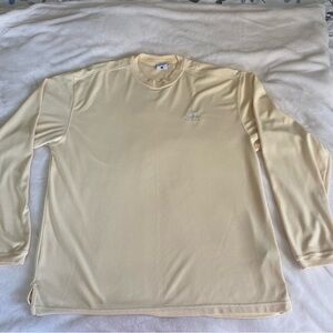 Mens Yellow Columbia Long Sleeve Tee